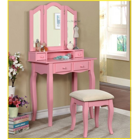 CM-DK6846PK : Trọn Bộ Bàn Trang Điểm - Màu Hồng